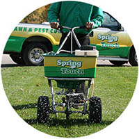St. Peter turf fertilizing